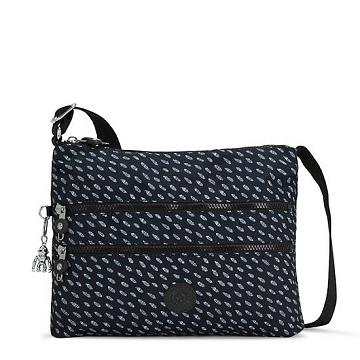 Kipling Alvar Printed Crossbodytassen Zwart Wit | BE 1070ZU